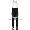 Completo Maglia ML + Pantaloncino con bretelle ML 2022 Bingoal Pauwels Sauces WB Giallo Neon Rosso